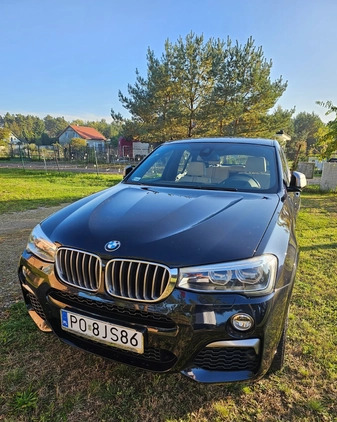 BMW X4 M cena 171000 przebieg: 80000, rok produkcji 2017 z Luboń małe 92